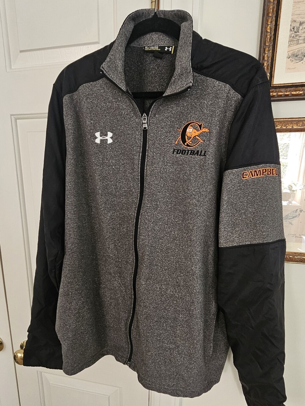 Under Armour Campbell University Fighting Camels Football Full Zip Jacket XL